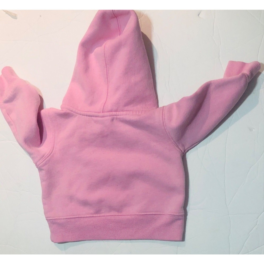 Nike Baby Girl Kids Hoodie Pullover  Jacket Pink Sz 12 Months - Picture 8 of 8